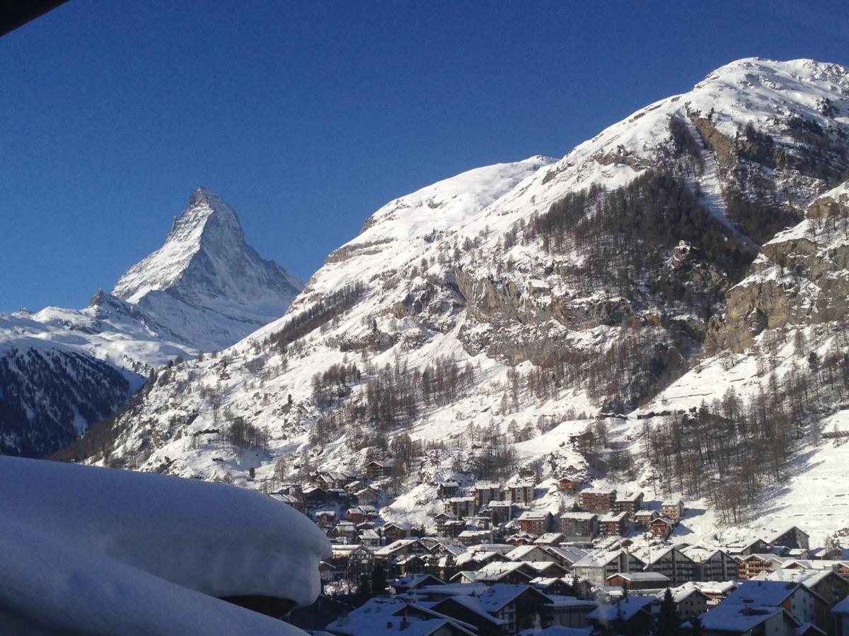 Ferienwohnung Haus Belmont Zermatt Exterior foto