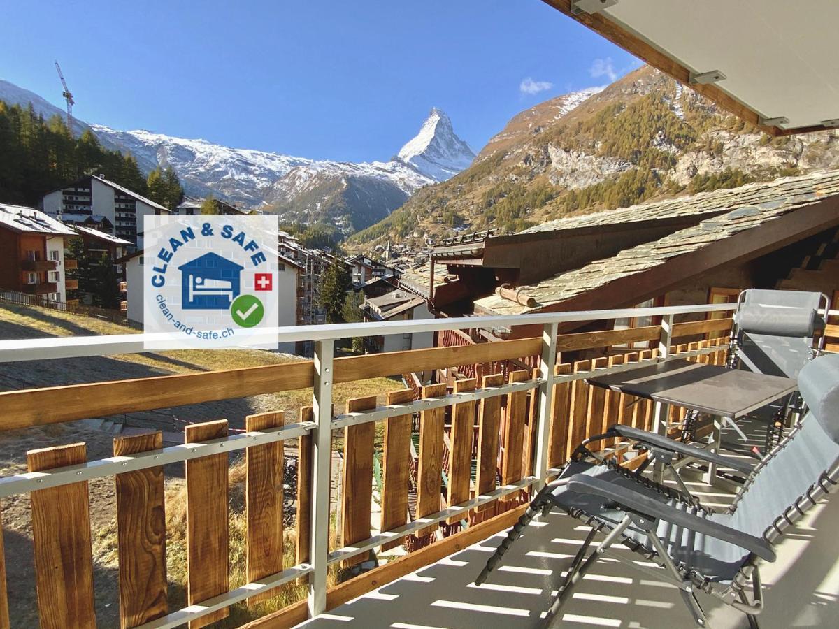 Ferienwohnung Haus Belmont Zermatt Exterior foto